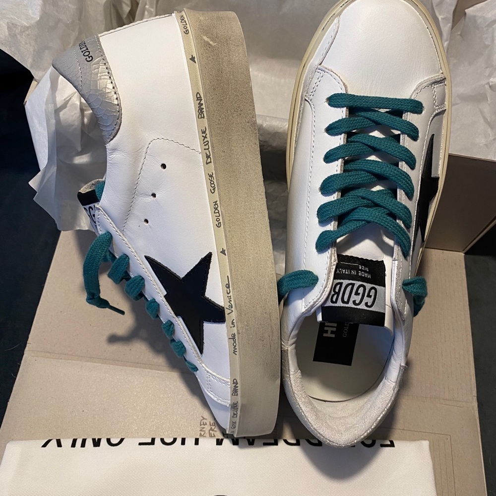 SOLD Authentic Golden goose hi star sneakers - Picture 1 of 14